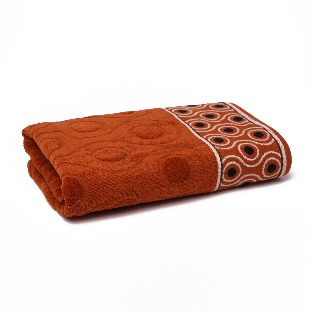 Premium Quality Soft Cotton Towel(Brown)