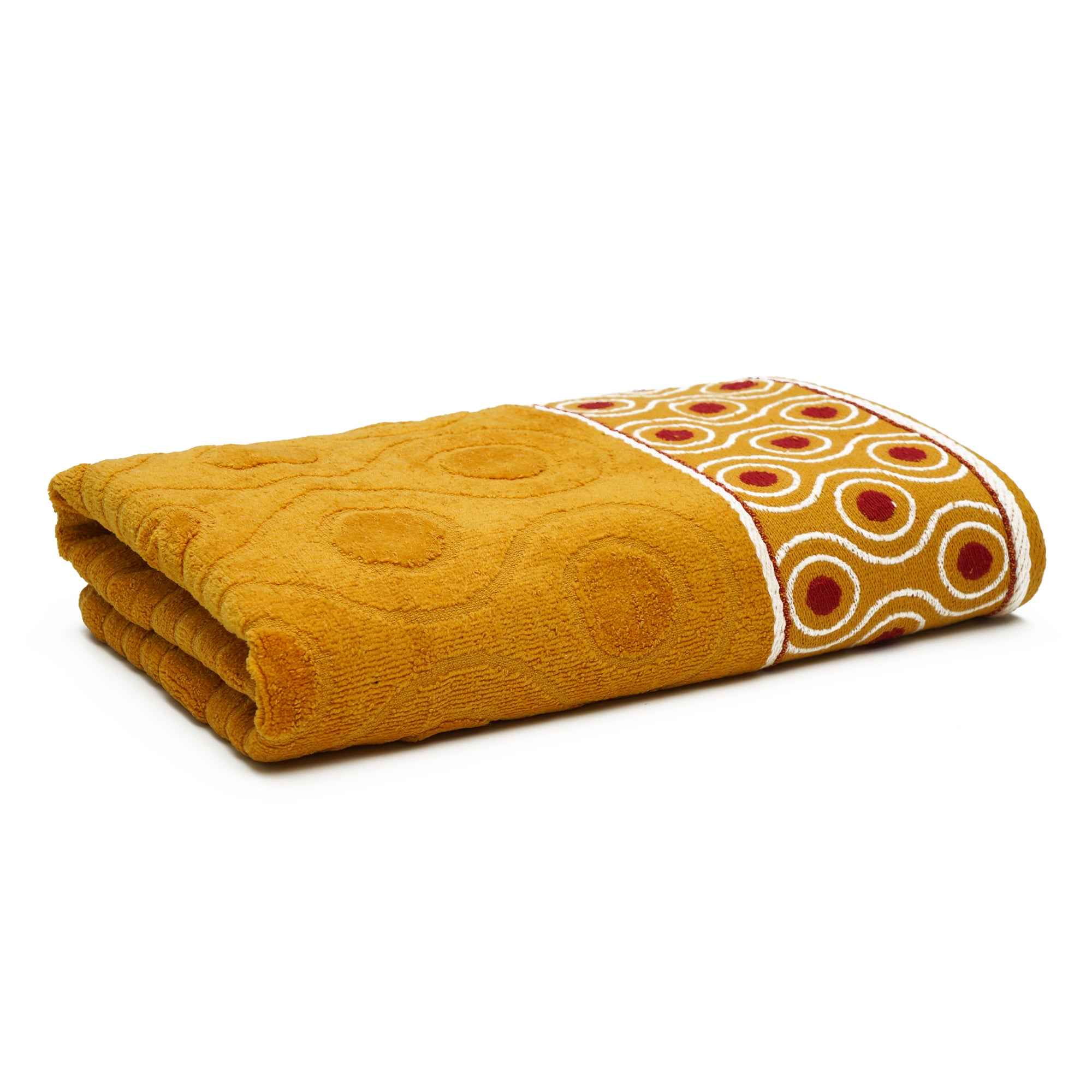Premium Quality Soft Cotton Towel(Dark Yellow)
