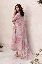 3Pc Embroidered+ Printed Suit-RG522