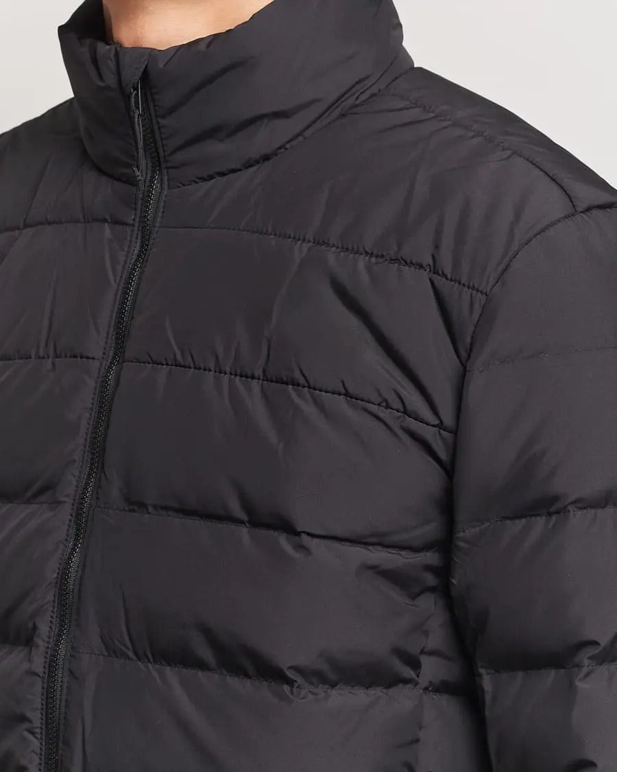 Unisex Full Sleeve Puffer Jacket (Black)