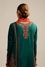 3Pc Embroidered Suit-RG515
