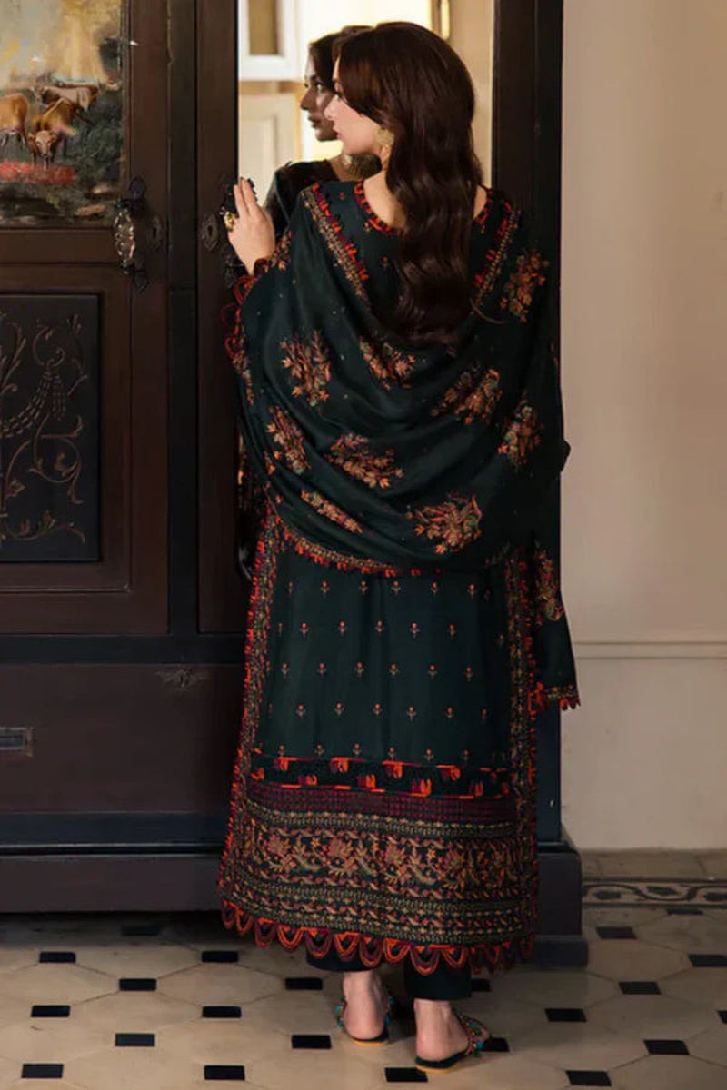 3Pc Embroidered Suit-RG516