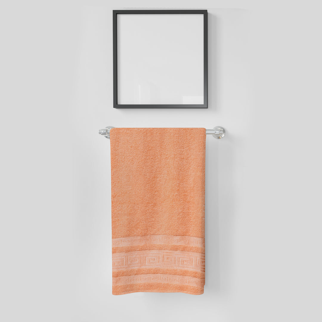 Premium Quality Soft Cotton Towel(Peach)