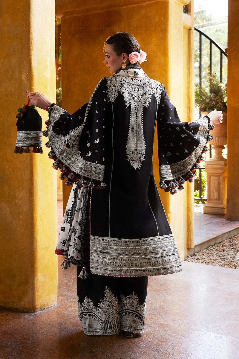 3Pc Embroidered Suit-RG514