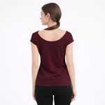 Women Summer Camisole(Sky Blue+Maroon)