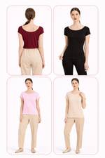 Women Summer Full Suit (1 Cup sleeves Camisole+1 Trouser)