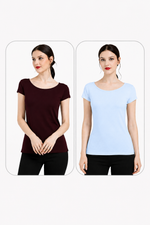 Women Summer Camisole(Sky Blue+Maroon)