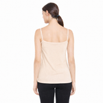 Women Summer Camisole (Skin+White)