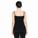Women Summer Camisole (Black+SkyBlue)
