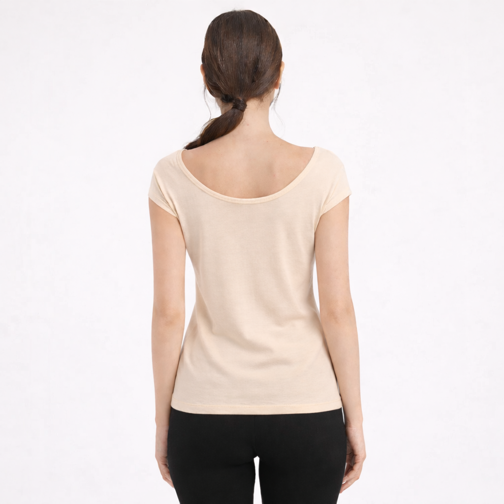 Women summer Camisole (Skin+White)