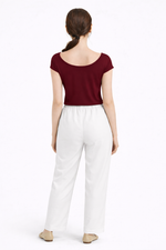 Women Summer Full Suit (1 Cup sleeves Camisole+1 Trouser)