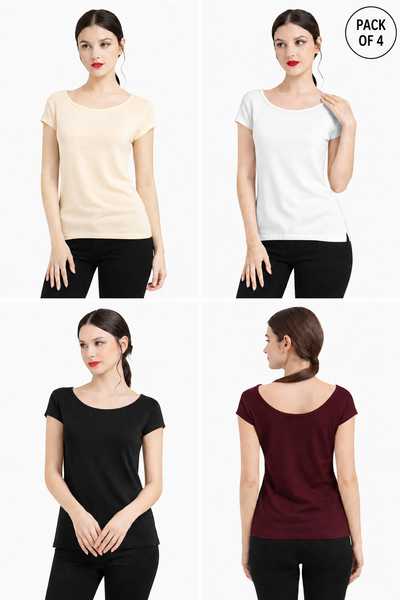 Women Summer Camisole (White/Black/Skin/Maroon)