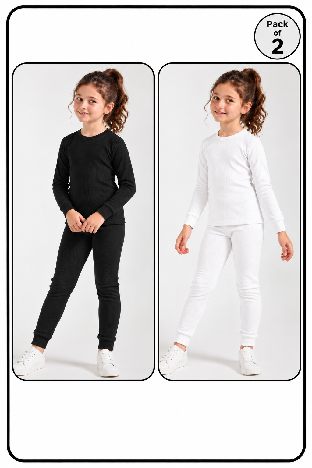 Kids Poly Woolen Blended Thermal wear(Shirts)