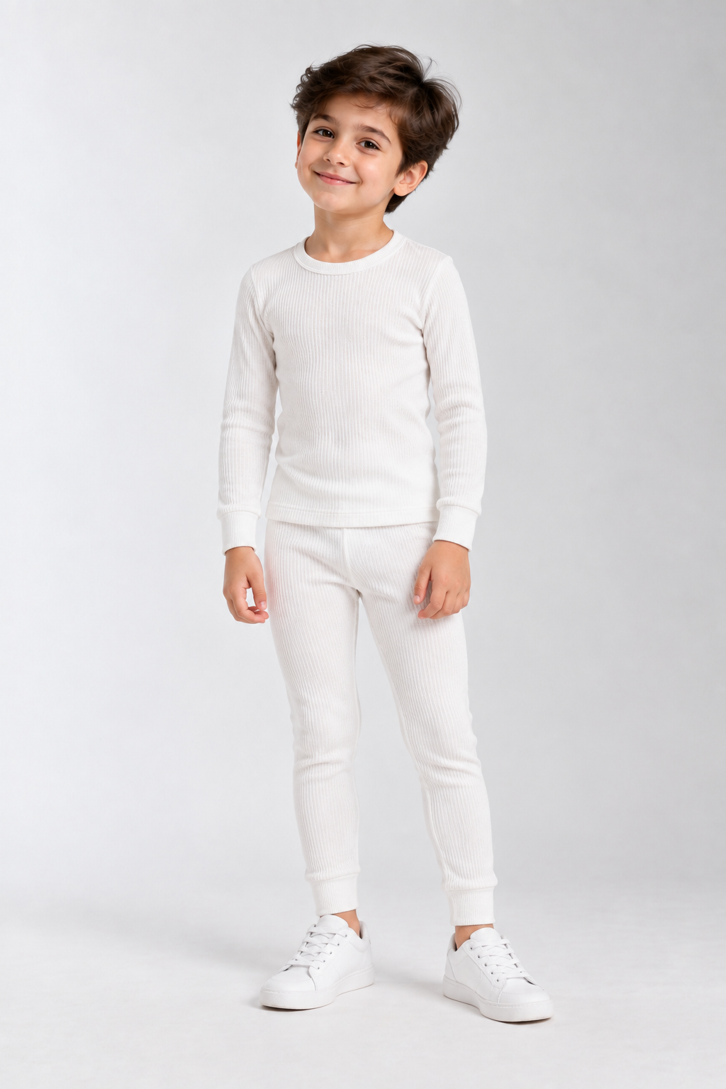 Kids Poly Woolen Blended Thermal wear(Full suit)