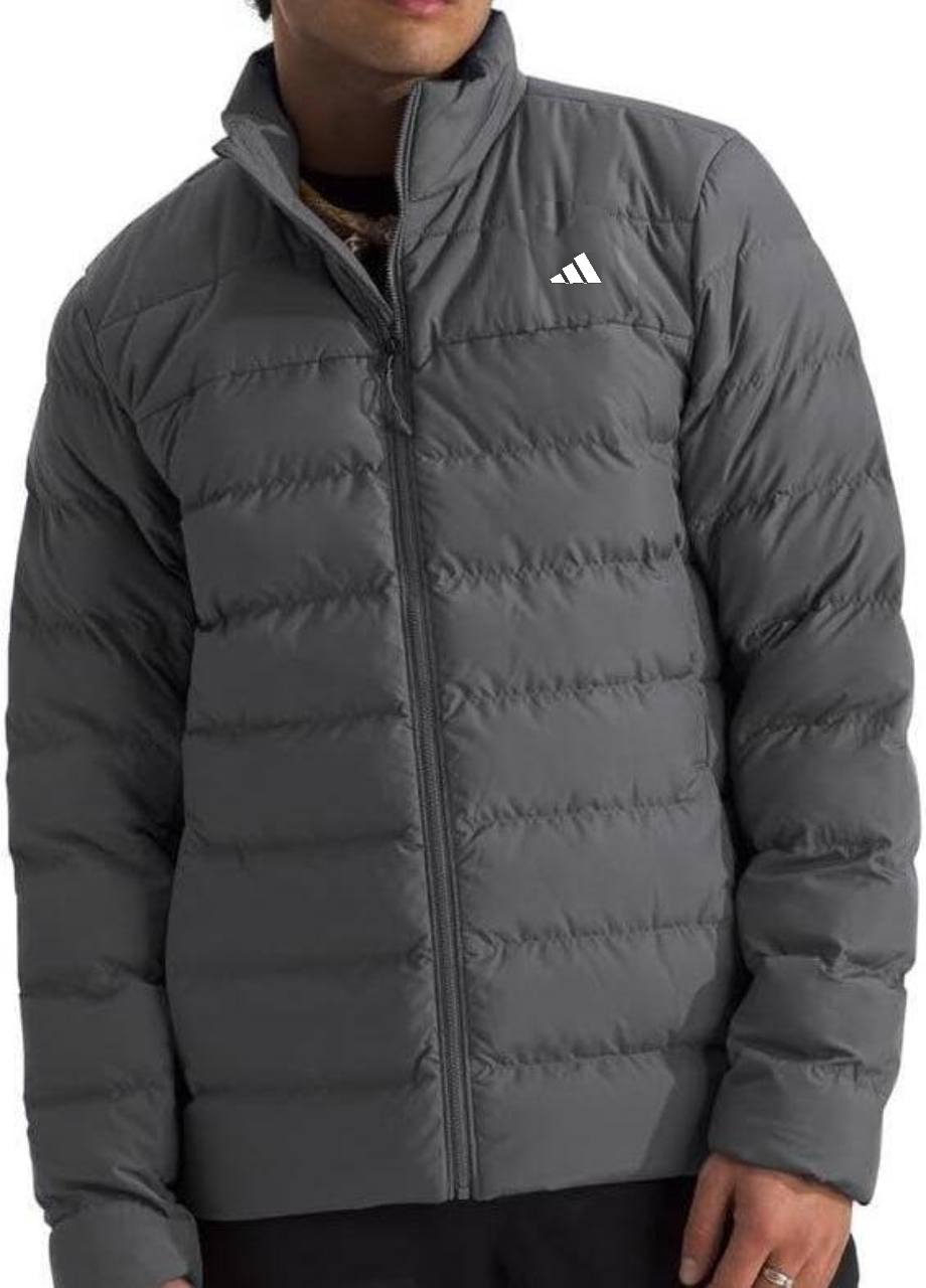 Unisex Full Sleeve Puffer Jacket (Grey)