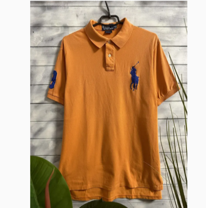 Premium Polo Shirt-emb(Dark Camel)