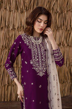 3Pc Embroidered Suit-RG508