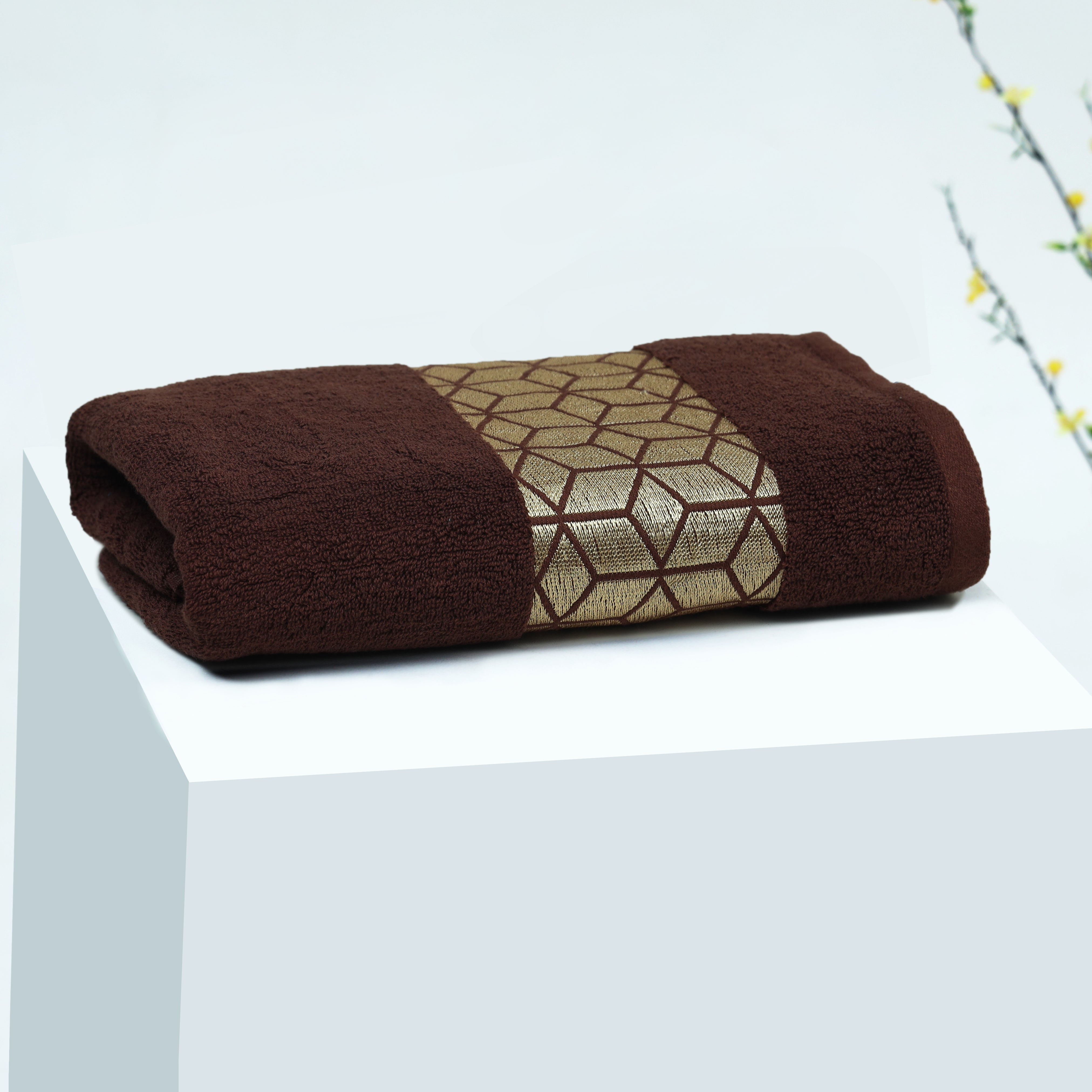 Ultra Premium Quality Soft Cotton Towel(Dark Brown)