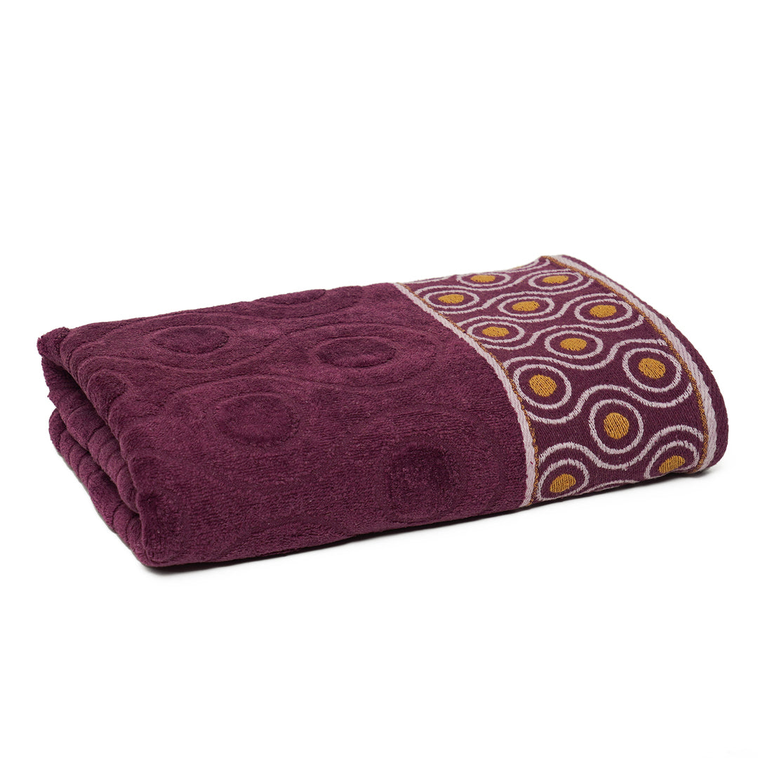 Premium Quality Soft Cotton Towel(Purple)