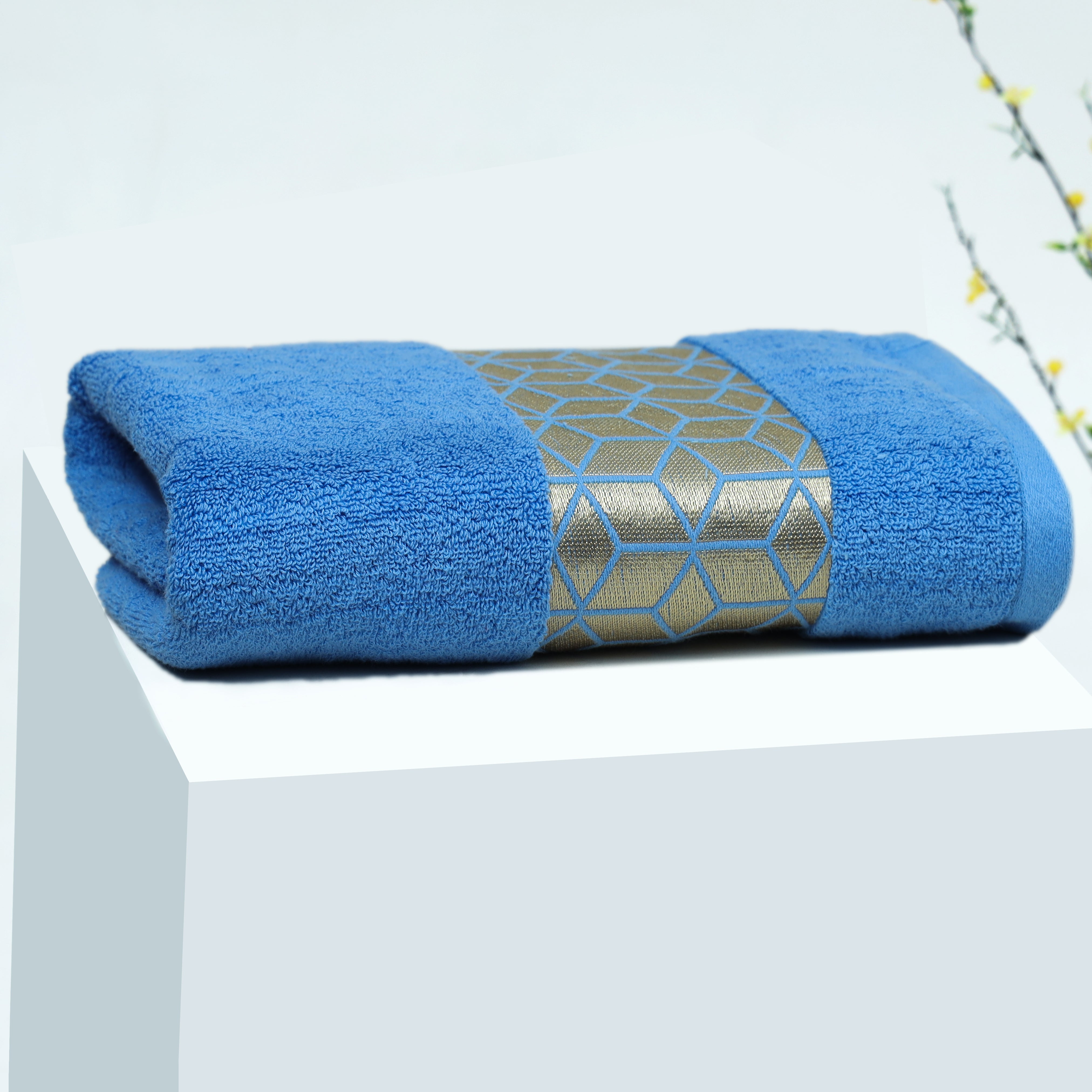 Ultra Premium Quality Soft Cotton Towel(Sky Blue)