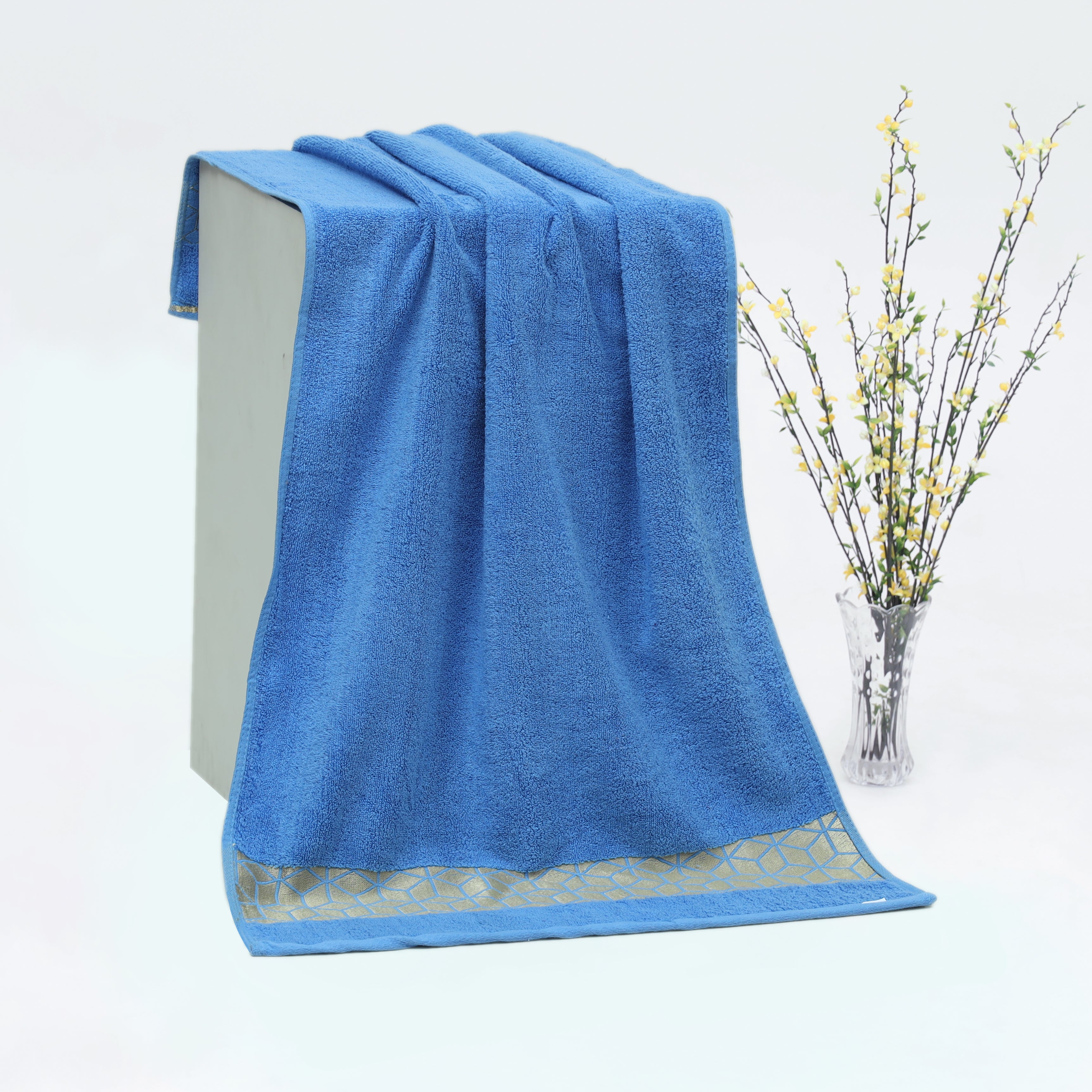 Ultra Premium Quality Soft Cotton Towel(Sky Blue)