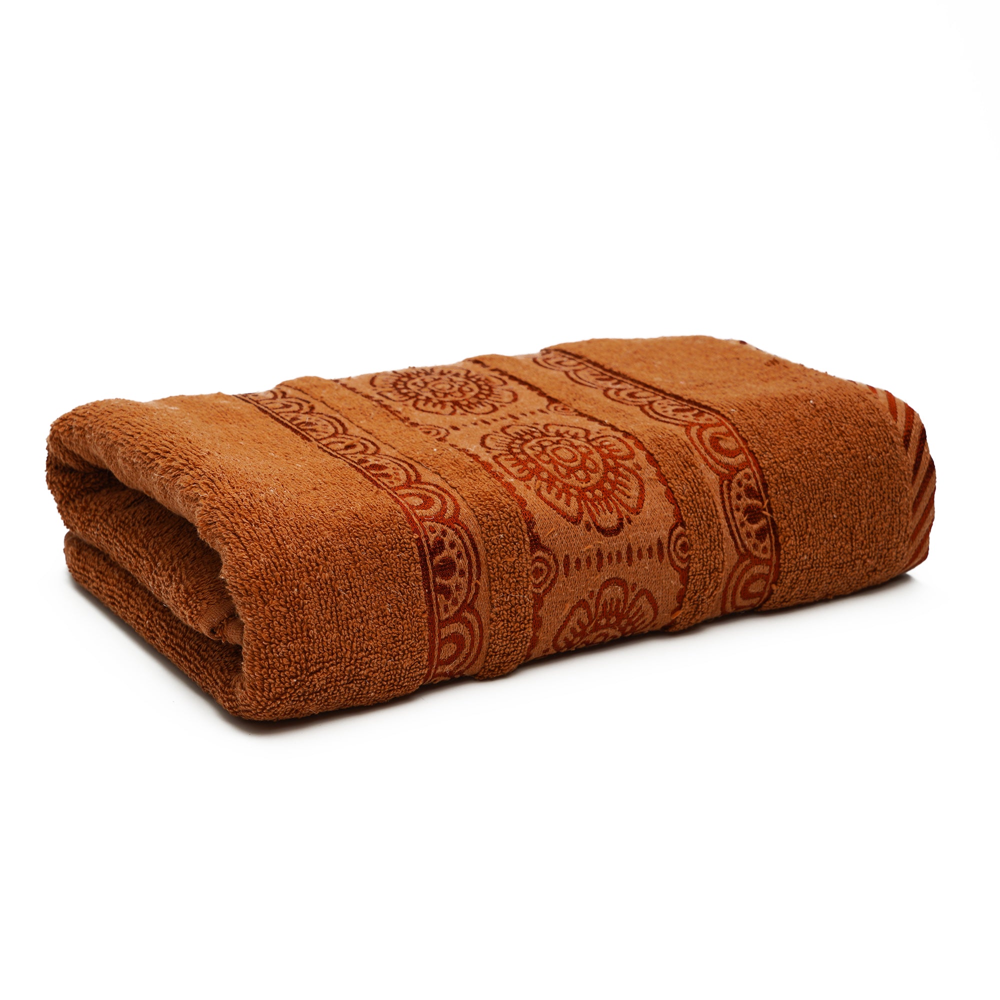 Premium Quality Soft Cotton Towel(Brown)