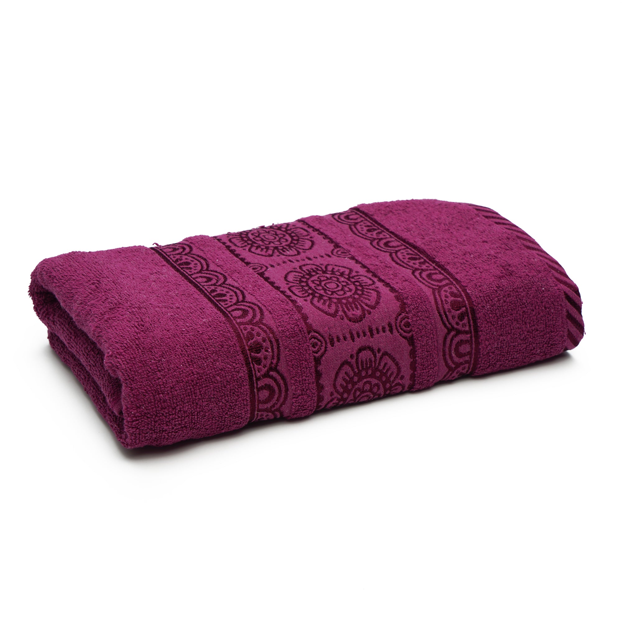 Premium Quality Soft Cotton Towel(Purple)