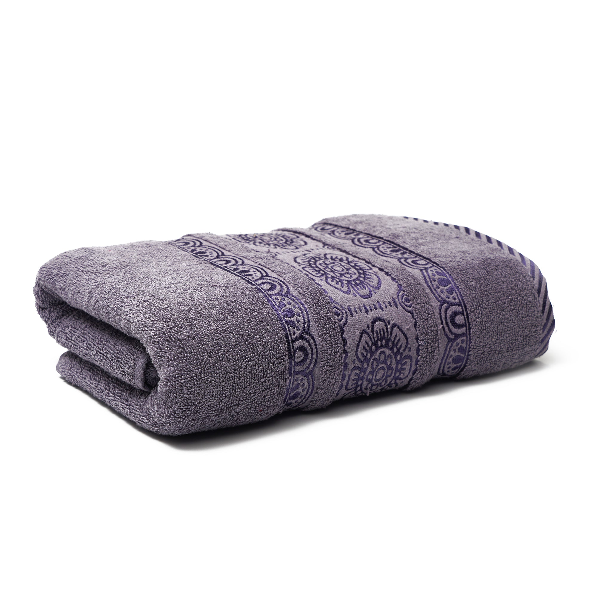 Premium Quality Soft Cotton Towel(Grey)