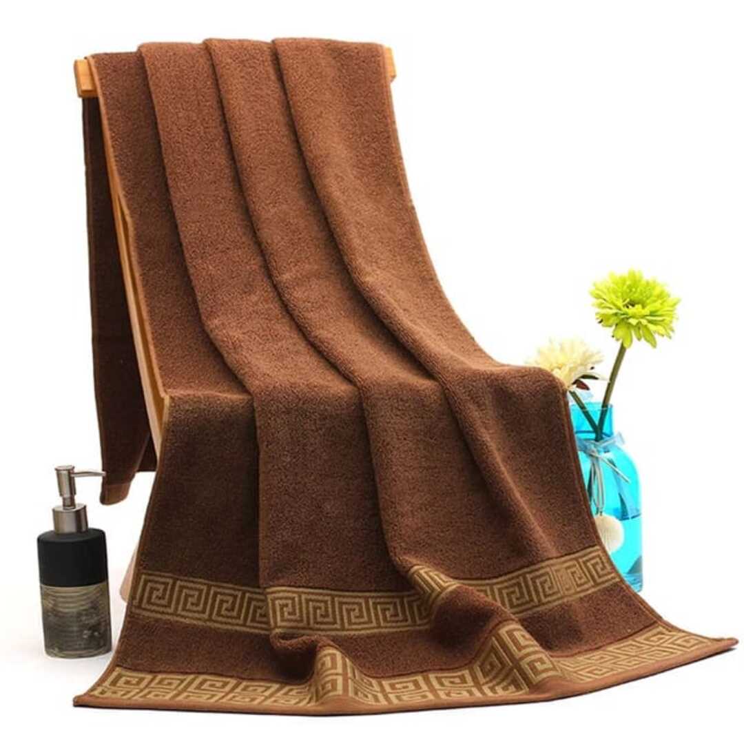 Ultra Premium Quality Soft Cotton Towel(Brown)