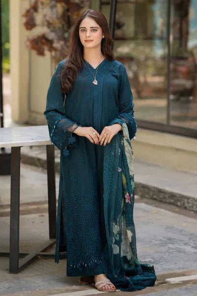 3Pc Embroidered Suit-RG526