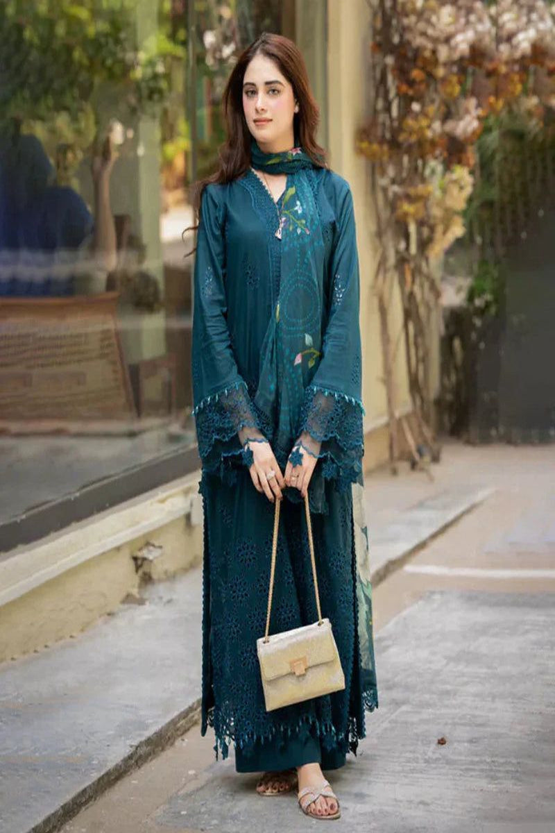 3Pc Embroidered Suit-RG526