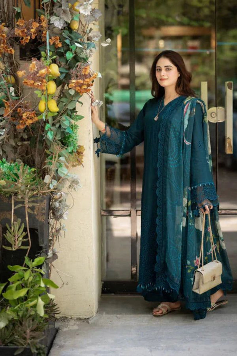 3Pc Embroidered Suit-RG526