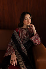 3Pc Embroidered Suit-RG527
