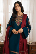 3Pc Embroidered Suit-RG525