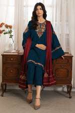 3Pc Embroidered Suit-RG525