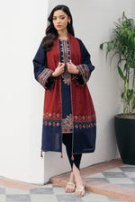 3Pc Embroidered Suit-RG523