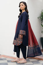 3Pc Embroidered Suit-RG523