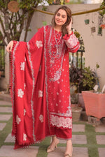 3Pc Embroidered Suit-RG504
