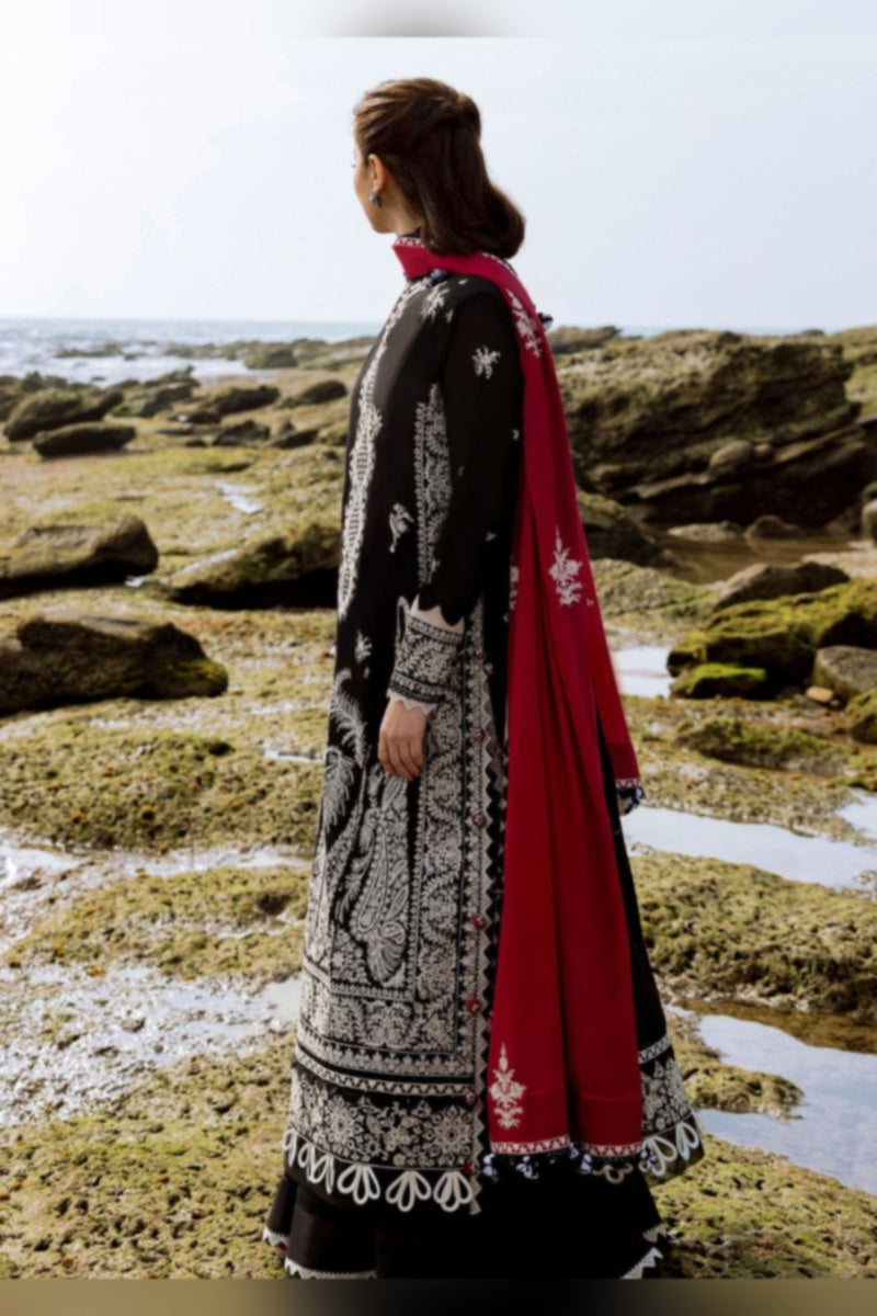 3Pc Embroidered Suit-RG506