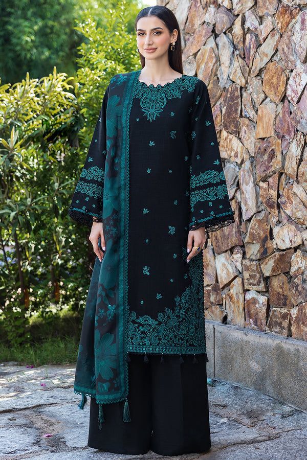 3Pc Embroidered Suit-RG507