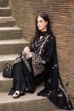 3Pc Embroidered Suit-RG521