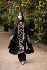 3Pc Embroidered Suit-RG521