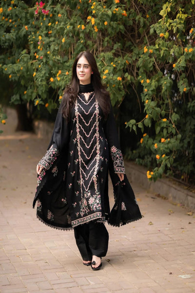 3Pc Embroidered Suit-RG521