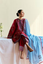 3Pc Embroidered Suit-RG520