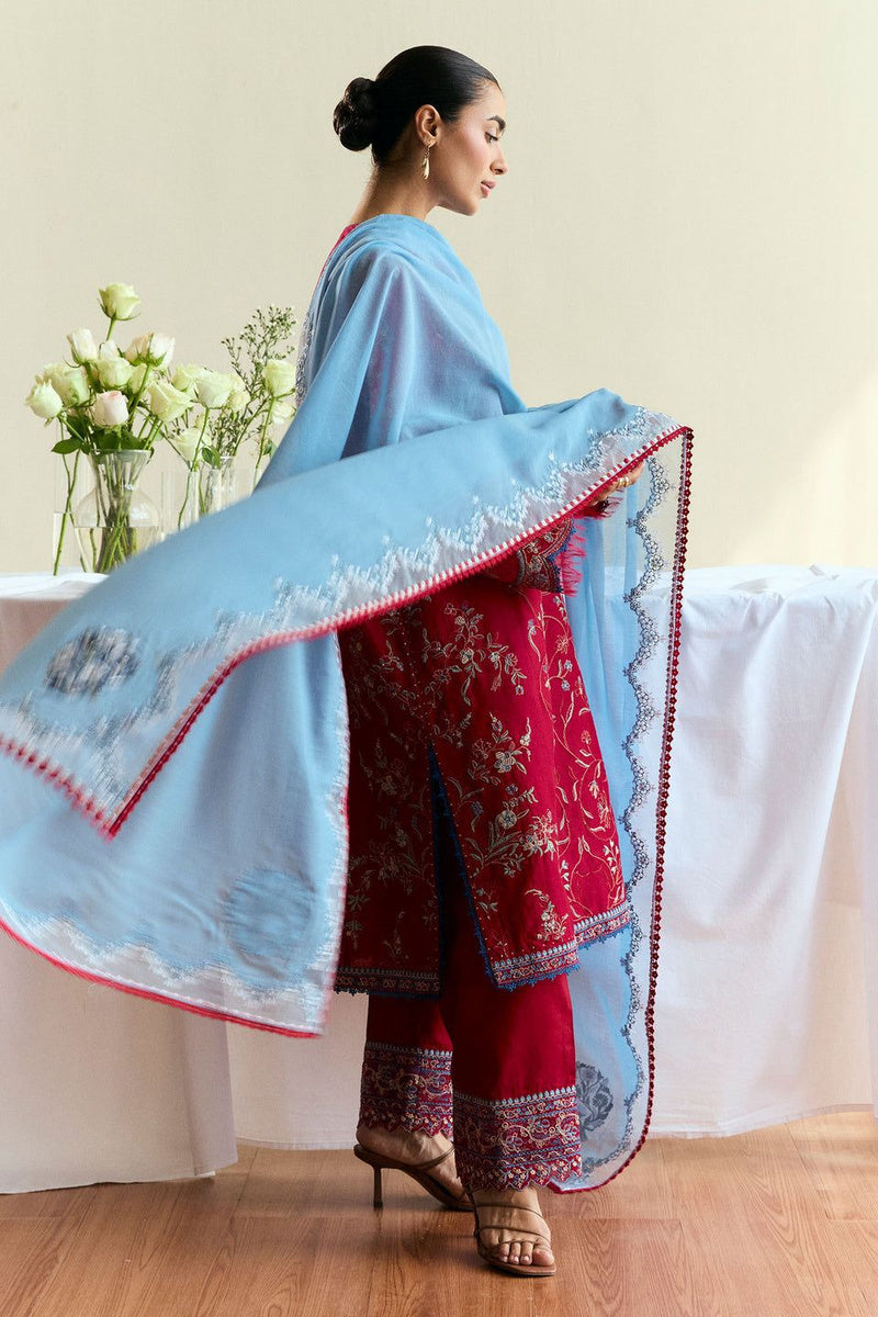 3Pc Embroidered Suit-RG520