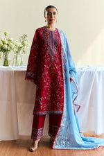 3Pc Embroidered Suit-RG520