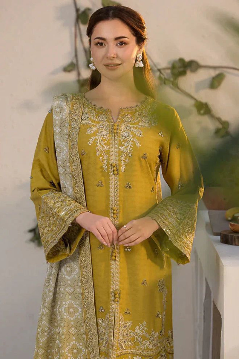 3Pc Embroidered Suit-RG501