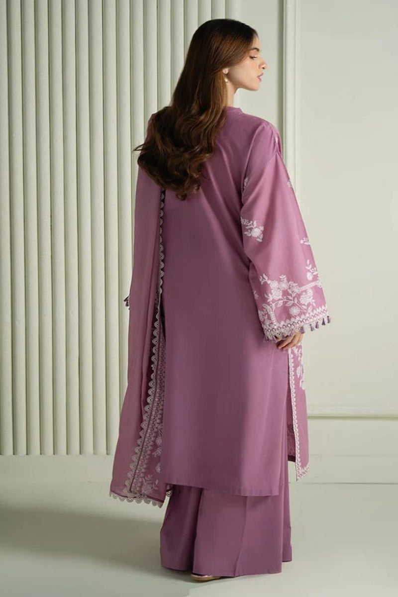 3Pc Embroidered Suit-RG524