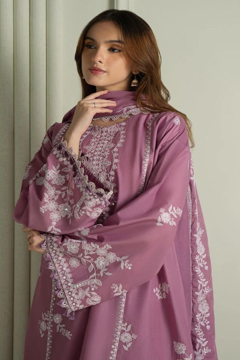 3Pc Embroidered Suit-RG524