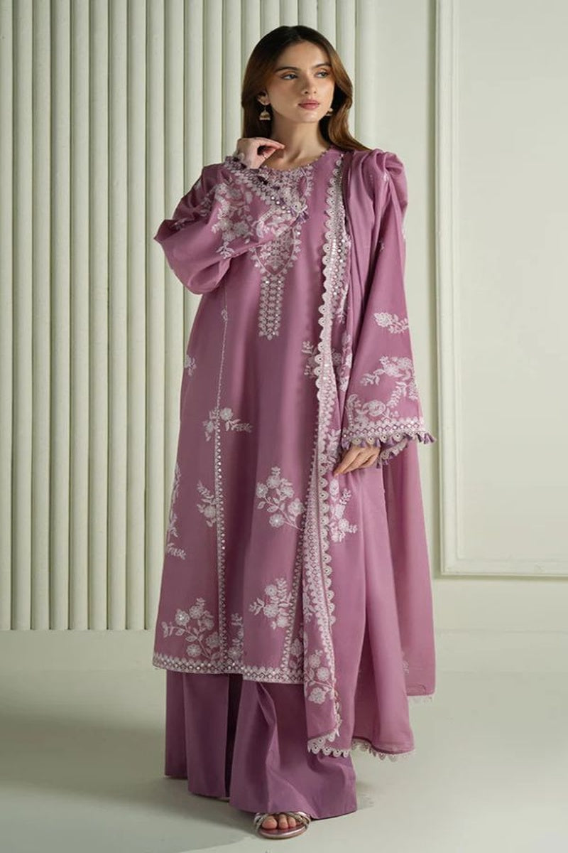 3Pc Embroidered Suit-RG524